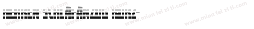 HERREN SCHLAFANZUG KURZ字体转换